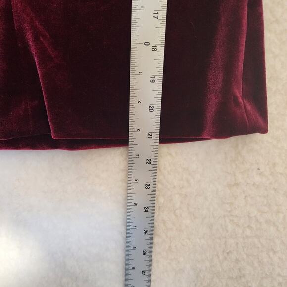 Vintage Alex Evenings Velvet Cami Top Small Maroon Sequin Fairygrunge Whimsigoth - Picture 8 of 8